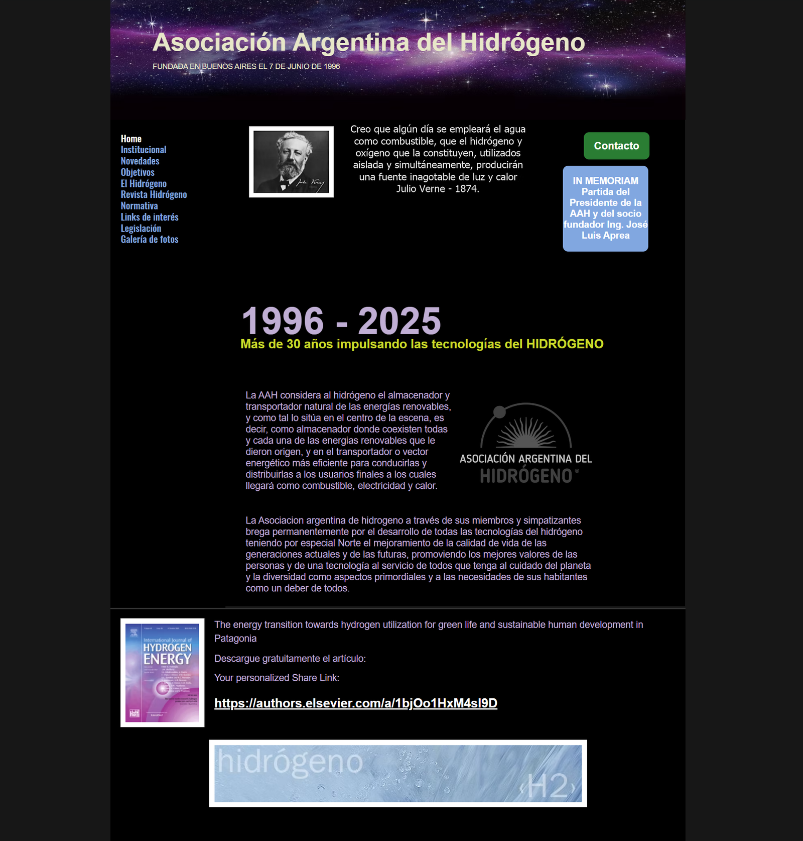 Sitio antes del rediseño
